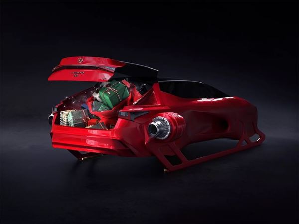 Дизайнеры Lexus «врезались» в Санта-Клауса